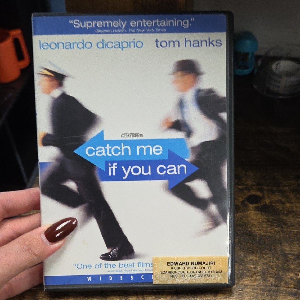 Catch Me If You Can DVD